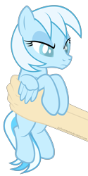 Size: 3750x7500 | Tagged: safe, artist:justisanimation, oc, oc only, oc:snowdrop, species:pony, cute, female, filly, flash, hand, hnnng, holding a pony, justis holds a pony, simple background, smiling, transparent background