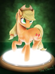 Size: 635x850 | Tagged: safe, artist:the1xeno1, character:applejack, female, solo