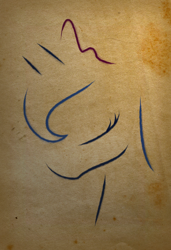 Size: 1058x1549 | Tagged: safe, artist:arvaus, character:princess luna, abstract, bust, female, minimalist, portrait, solo