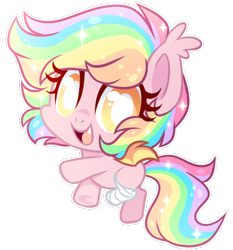 Size: 466x500 | Tagged: safe, artist:xnightmelody, oc, oc only, oc:paper stars, species:bat pony, species:pony, amputee, chibi, cute, cute little fangs, ear fluff, fangs, looking at you, simple background, solo, transparent background, underhoof, weapons-grade cute
