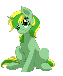 Size: 1500x1800 | Tagged: safe, artist:itstaylor-made, oc, oc only, oc:meadow dawn, species:pony, confused, female, mare, sitting, solo