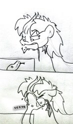 Size: 751x1280 | Tagged: safe, artist:pencilbrony, species:earth pony, species:pony, comic, earth pony problems, horse problems, mouse, snake, traditional art