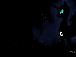 Size: 1600x1200 | Tagged: safe, artist:elosande, character:nightmare moon, character:princess luna, species:alicorn, species:pony, female, mare, solo