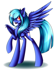 Size: 3800x4900 | Tagged: safe, artist:snowbunny0820, oc, oc only, oc:snowbunny, species:pegasus, species:pony, absurd resolution, female, mare, raised hoof, simple background, solo, transparent background