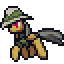 Size: 64x64 | Tagged: safe, artist:pix3m, character:daring do, species:pegasus, species:pony, animated, female, game, my little game jam, pixel art, simple background, sprite, transparent background, trotting