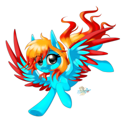 Size: 800x773 | Tagged: safe, artist:unisoleil, oc, oc only, oc:chaos angel, species:pegasus, species:pony, female, mare, solo
