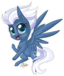 Size: 664x800 | Tagged: safe, artist:unisoleil, character:night glider, species:pegasus, species:pony, chibi, cute, female, glideabetes, simple background, solo, transparent background