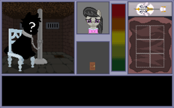 Size: 640x400 | Tagged: safe, artist:herooftime1000, character:octavia melody, species:pony, cello, dungeon, musical instrument, octavia in the underworld's cello, pixel art, prison, prisoner
