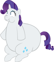 Size: 1024x1173 | Tagged: safe, artist:megarainbowdash2000, character:rarity, chubby cheeks, fat, female, obese, raritubby, simple background, solo, transparent background, vector