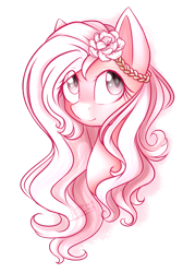Size: 1024x1433 | Tagged: safe, artist:snowbunny0820, oc, oc only, oc:jasmine, species:earth pony, species:pony, bust, eye clipping through hair, female, mare, portrait, simple background, solo, transparent background