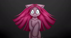 Size: 2120x1135 | Tagged: safe, artist:ggchristian, character:pinkamena diane pie, character:pinkie pie, species:pony, crying, female, solo