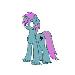 Size: 1200x1200 | Tagged: safe, artist:toanderic, oc, oc only, oc:card sadic, species:pony, species:unicorn, 2018 community collab, derpibooru community collaboration, female, mare, simple background, solo, transparent background