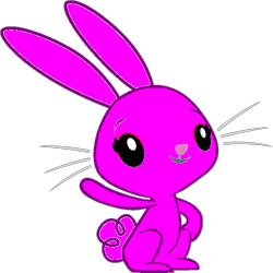 Size: 500x500 | Tagged: safe, artist:drypony198, character:angel bunny, oc, oc:rosie bunny, species:rabbit, simple background, transparent background