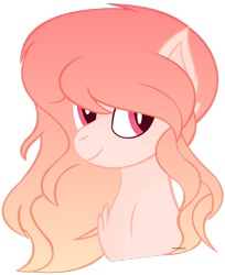 Size: 1024x1254 | Tagged: safe, artist:venomns, oc, oc only, oc:amber, species:pony, bust, female, mare, portrait, simple background, solo, transparent background