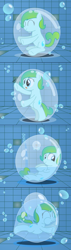 Size: 2000x7000 | Tagged: safe, artist:bladedragoon7575, oc, oc only, oc:delphina depths, bipedal, bubble, in bubble, underwater