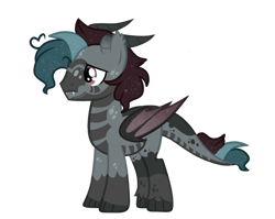 Size: 1024x816 | Tagged: safe, artist:chococakebabe, base used, oc, species:dracony, species:pony, fangs, hybrid, male, simple background, solo, stallion, transparent background