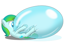 Size: 3800x2500 | Tagged: safe, artist:bladedragoon7575, oc, oc only, oc:delphina depths, blowing bubbles, bubble, simple background, squishy, transparent background