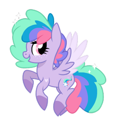Size: 862x878 | Tagged: safe, artist:chococakebabe, oc, oc:star dazzle, species:pegasus, species:pony, female, mare, simple background, solo, transparent background, two toned wings