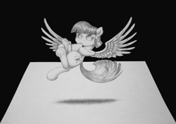 Size: 1024x719 | Tagged: safe, artist:phoenixrk49, character:twilight sparkle, character:twilight sparkle (alicorn), species:alicorn, species:pony, book, female, looking at you, mare, monochrome, reading, solo