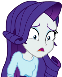 Size: 912x1141 | Tagged: safe, artist:thebarsection, character:rarity, equestria girls:dance magic, g4, my little pony: equestria girls, my little pony:equestria girls, spoiler:eqg specials, female, simple background, solo, transparent background, worried