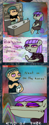 Size: 800x2031 | Tagged: safe, artist:grinwild, character:maud pie, species:pony, alcohol, clothing, comic, dialogue, pun