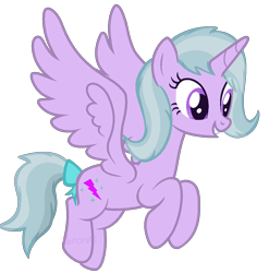 Size: 1124x1136 | Tagged: safe, artist:venomns, base used, oc, oc only, oc:sondra, species:alicorn, species:pony, bow, female, mare, simple background, solo, spread wings, tail bow, transparent background, wings