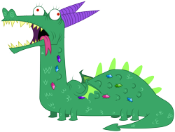 Size: 5000x3769 | Tagged: safe, artist:zutheskunk traces, character:crackle, species:dragon, .svg available, forked tongue, open mouth, resource, simple background, solo, tongue out, transparent background, vector