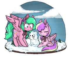 Size: 1024x801 | Tagged: safe, artist:urbanqhoul, oc, oc only, species:pegasus, species:pony, clothing, female, mare, scarf, simple background, snow, snowpony, transparent background