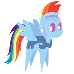 Size: 2000x2000 | Tagged: safe, artist:dragonfoorm, character:rainbow dash, species:pegasus, species:pony, episode:the crystal empire, g4, my little pony: friendship is magic, female, knight, pointy ponies, simple background, solo, transparent background