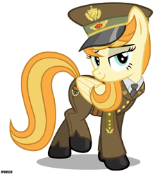 Size: 3000x3100 | Tagged: safe, artist:a4r91n, oc, oc only, oc:sunny smile, species:pegasus, species:pony, bedroom eyes, clothing, cuba, female, hat, looking at you, mare, simple background, smiling, solo, transparent background