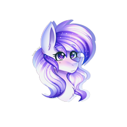 Size: 2000x2000 | Tagged: safe, artist:kurochhi, oc, oc only, oc:starstorm slumber, species:pegasus, species:pony, bust, female, simple background, smiling, solo, transparent background