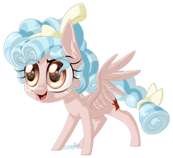 Size: 878x800 | Tagged: safe, artist:unisoleil, character:cozy glow, species:pegasus, species:pony, chibi, cozybetes, cute, female, simple background, solo, transparent background