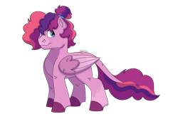 Size: 1280x854 | Tagged: safe, artist:itstechtock, oc, oc:cloudberry jam, species:pegasus, species:pony, male, simple background, solo, stallion, transparent background