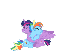 Size: 1024x768 | Tagged: safe, artist:turnaboutart, base used, character:rainbow dash, character:twilight sparkle, character:twilight sparkle (alicorn), oc:dusk shine, species:alicorn, species:pony, ship:twidash, duskblitz, gay, male, rainbow blitz, rule 63, shipping