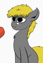 Size: 2896x4256 | Tagged: safe, artist:queen-razlad, oc, oc:summer lights, oc:trestle, species:pony, animated, animated png, boop, frown