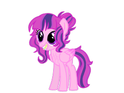 Size: 2732x2048 | Tagged: safe, artist:turnaboutart, oc, oc only, oc:kuiper aurora, parent:princess cadance, parent:twilight sparkle, parents:twidance, species:pegasus, species:pony, braces, female, filly, magical lesbian spawn, offspring, teenager