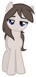 Size: 964x2044 | Tagged: safe, artist:petraea, oc, oc only, species:earth pony, species:pony, female, mare, simple background, solo, transparent background, vector