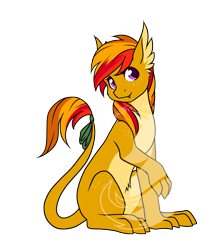 Size: 1887x2241 | Tagged: safe, artist:fuyusfox, oc, oc only, oc:mulled cider, parent:applejack, parent:spike, parents:applespike, species:dracony, species:dragon, species:pony, cute, ear fluff, female, hybrid, interspecies offspring, ocbetes, offspring, simple background, sitting, solo, transparent background, watermark