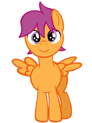 Size: 1536x2048 | Tagged: safe, artist:turnaboutart, character:scootaloo, species:pegasus, species:pony, colt, looking at you, male, rule 63, scooteroll, solo