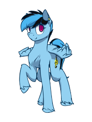 Size: 1072x1428 | Tagged: safe, artist:toanderic, oc, oc only, oc:icylightning, species:pegasus, species:pony, 2020 community collab, derpibooru community collaboration, female, simple background, solo, transparent background