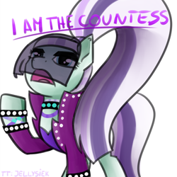 Size: 838x837 | Tagged: safe, artist:jellysiek, character:coloratura, character:countess coloratura, species:earth pony, species:pony, episode:the mane attraction, g4, my little pony: friendship is magic, female, simple background, singing, solo, standing, white background