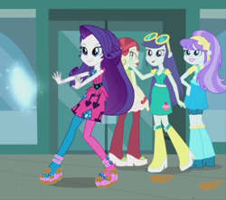 Size: 752x665 | Tagged: safe, artist:thedarkpony, edit, edited screencap, screencap, character:rarity, species:human, episode:life is a runway, g4, my little pony: equestria girls, my little pony:equestria girls, clothing, cropped, female, mud, mud edit, shoes