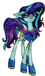 Size: 510x859 | Tagged: safe, artist:misteriousshine, artist:mysteriousshine, character:coloratura, character:countess coloratura, species:earth pony, species:pony, clothing, female, hoof shoes, mare, simple background, solo, traditional art, transparent background
