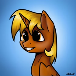 Size: 2000x2000 | Tagged: safe, artist:jellysiek, oc, species:alicorn, species:pony, commission, simple background, smiling, solo