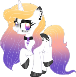 Size: 2084x2126 | Tagged: source needed, safe, artist:azrealrou, oc, oc only, species:pony, species:unicorn, simple background, solo, transparent background