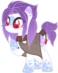 Size: 2186x2743 | Tagged: source needed, safe, artist:azrealrou, oc, oc only, species:earth pony, species:pony, earth pony oc, ethereal mane, galaxy mane, raised hoof, simple background, solo, transparent background