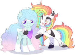 Size: 1718x1277 | Tagged: safe, artist:azrealrou, oc, oc only, species:earth pony, species:pegasus, species:pony, simple background, transparent background