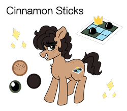 Size: 1500x1300 | Tagged: safe, artist:pink-pone, oc, oc:cinnamon sticks, species:earth pony, species:pony, g4, male, simple background, solo, stallion, transparent background