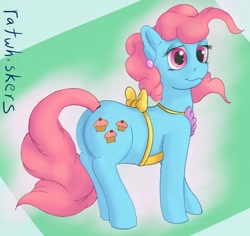 Size: 850x802 | Tagged: safe, artist:ratwhiskers, character:cup cake, species:earth pony, species:pony, butt, female, mare, plot, solo