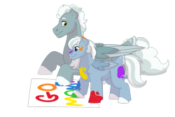 Size: 1280x854 | Tagged: safe, artist:itstechtock, character:silver lining, species:pony, g4, female, filly, simple background, transparent background